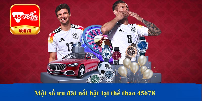 Một số ưu đãi nổi bật tại thể thao 45678