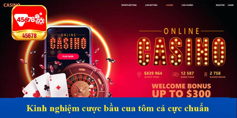 Kinh nghiệm cược bầu cua tôm cá cực chuẩn