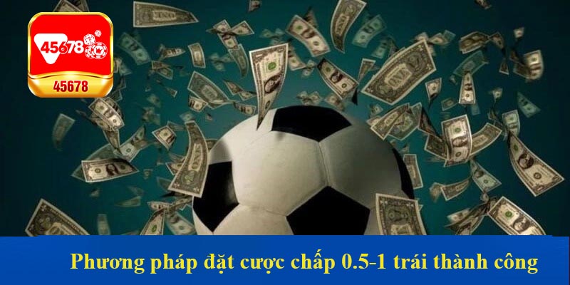Phương pháp đặt cược chấp 0.5-1 trái thành công tại 45678